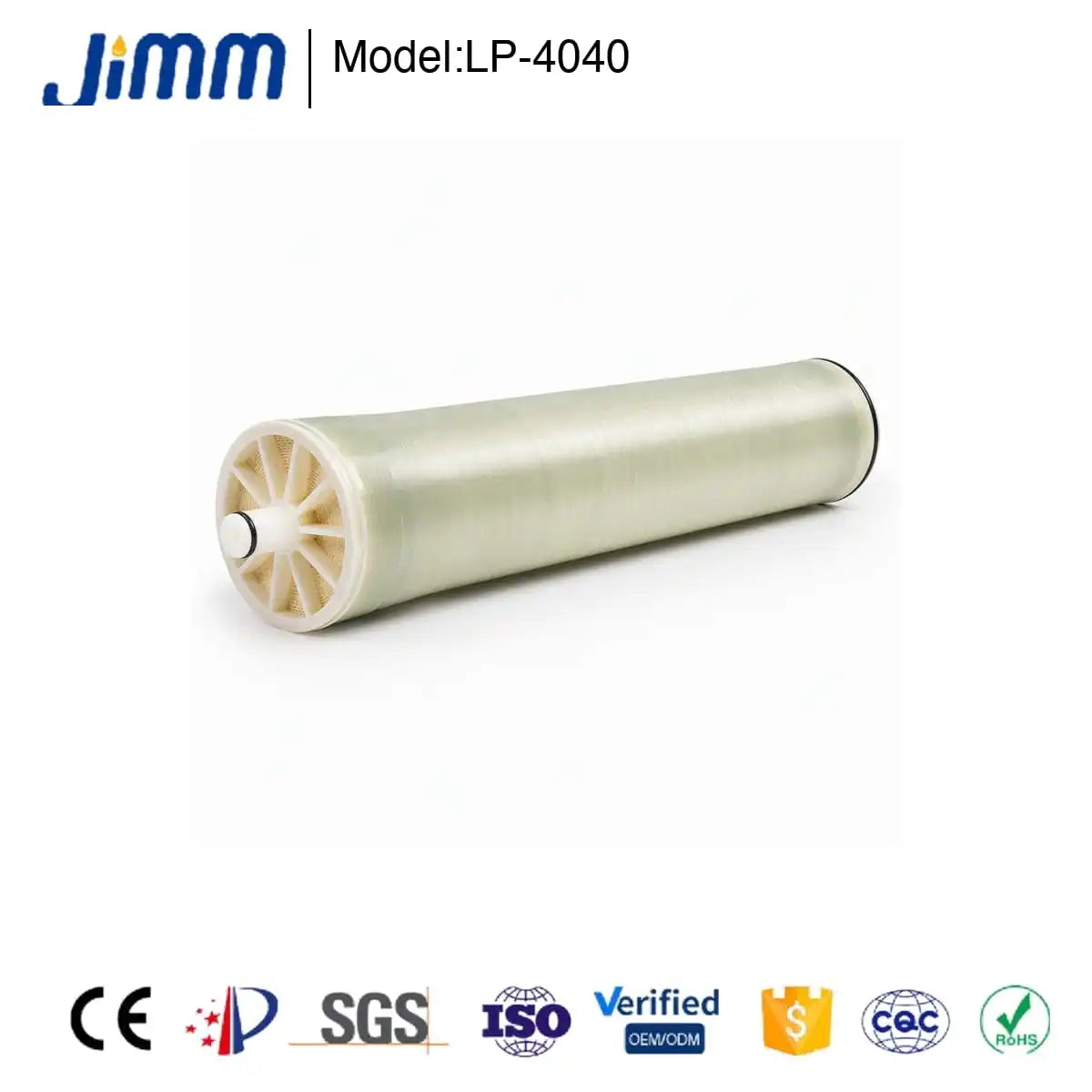 JIMMI Commercial LP-4040 Low-Energy Reverse Osmosis Membrane Element