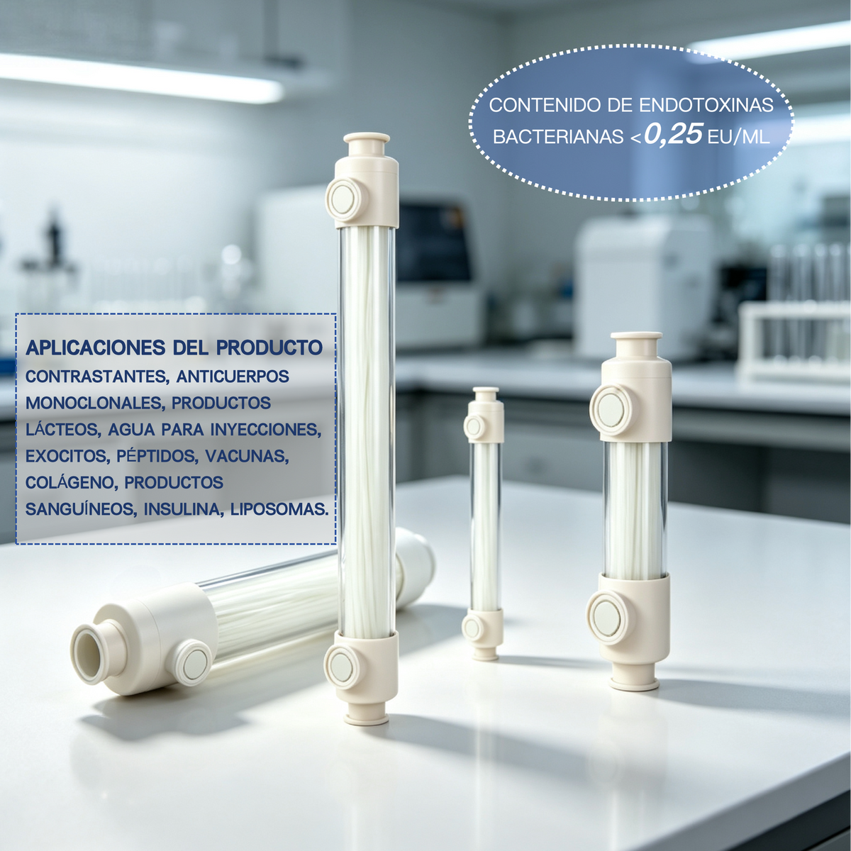 JIMMI High-Flux Hollow Fiber Ultrafiltration (UF) Column Module with Shell