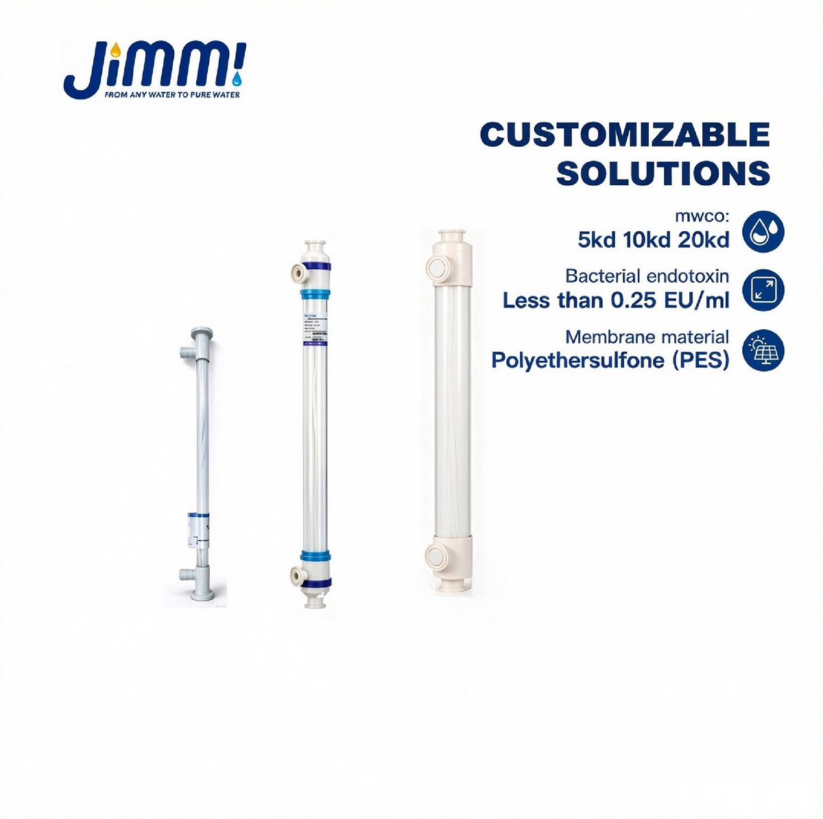 JIMMI Laboratory & Bio-Pharma Hollow Fiber TFF Module (5kD/10kD)