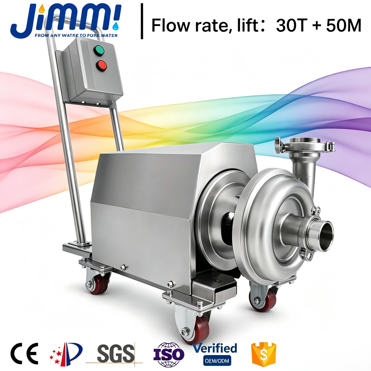 JIMMI Heavy-Duty Mine Water Supply End-Suction Centrifugal Pump