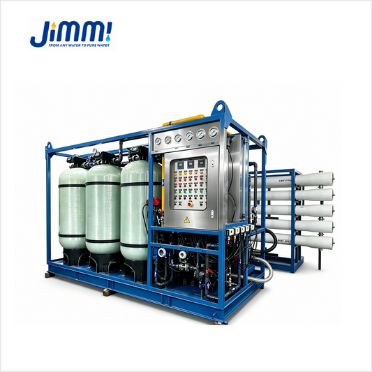 JIMMI 50m3/Day Solar Containerized Seawater Desalination Unit (SWRO)
