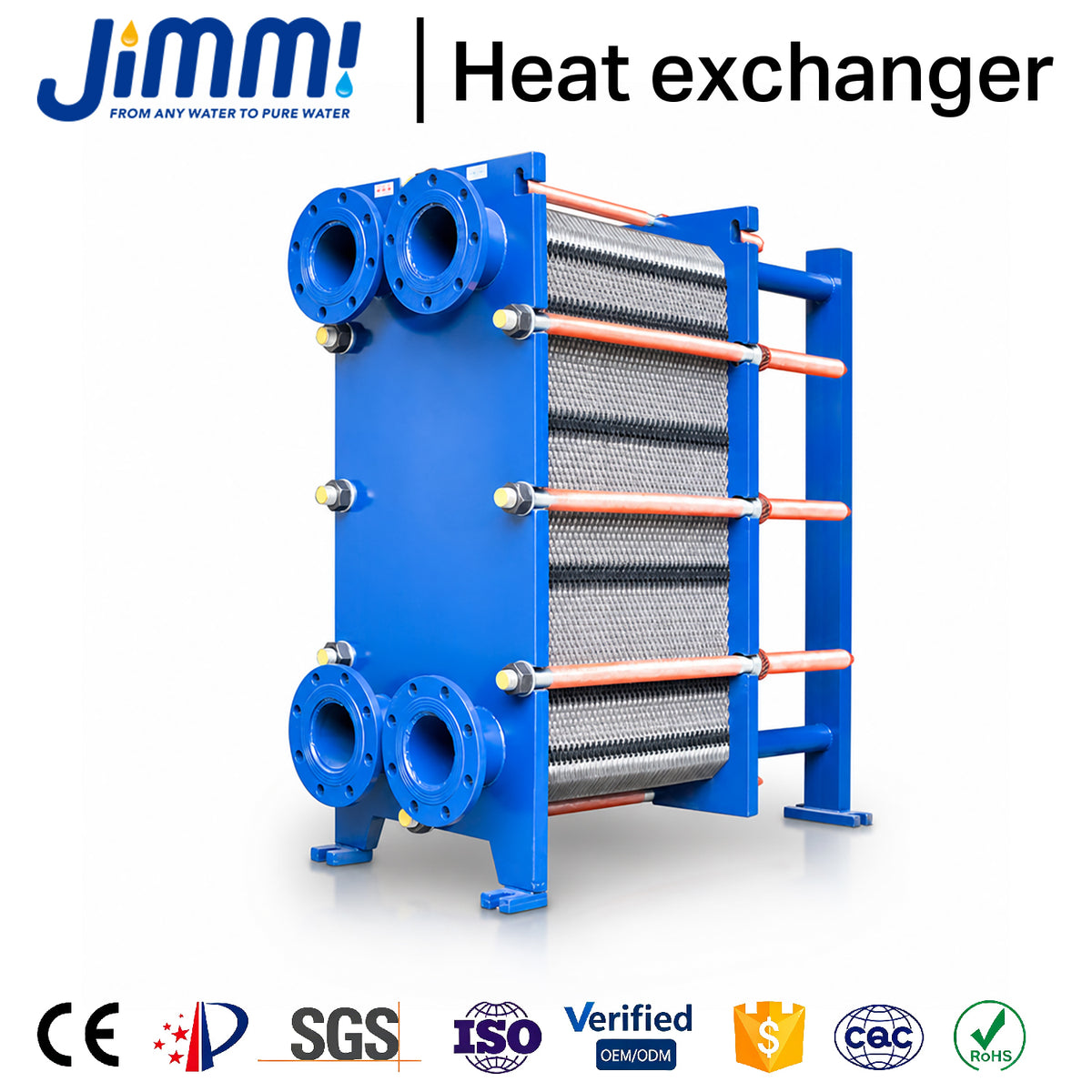 JIMMI Petrochemical High-Pressure High-Temperature Heat Exchanger