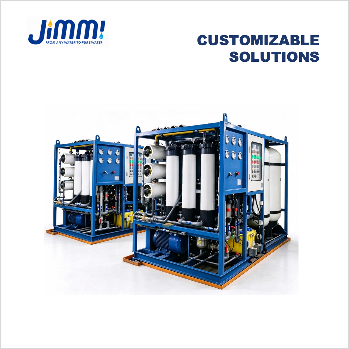 JIMMI 30 T/D Turnkey Modular Reverse Osmosis Water Treatment Plant